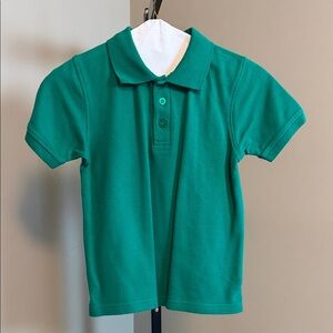 Premium Wear Kids Size XS 5/6 Green Polo 100% Cotton Shirt